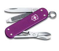 Нож-брелок VICTORINOX Classic Alox Limited Edition 2016, 58 мм, 5 функций, алюминиевая рукоять, фиолетовый
