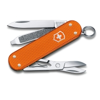 Нож-брелок VICTORINOX Classic Alox Limited Edition 2021, 58 мм, 5 функций, алюминиевая рукоять, оранжевый