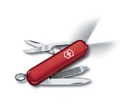 Нож-брелок VICTORINOX Swiss Lite, 58 мм, 8 функций, красный