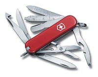 Нож-брелок VICTORINOX Mini Champ, 58 мм, 18 функций, красный