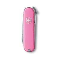 Нож-брелок VICTORINOX Classic SD, 58 мм, 7 функций, розовый