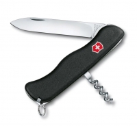 Нож перочинный VICTORINOX Alpineer, 111 мм, 5 функций, с фиксатором лезвия, чёрный