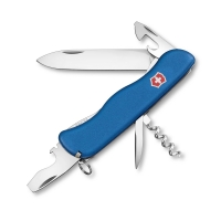 Нож перочинный VICTORINOX Picknicker, 111 мм, 11 функций, с фиксатором лезвия, синий