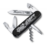 Лимитированный перочинный нож VICTORINOX Morgarten, коллекционный, 91 мм, 9 функций, черный, в подарочной коробке