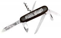 Лимитированный перочинный нож VICTORINOX Laupen, коллекционный, 91 мм, 10 функций, черный, в подарочной коробке