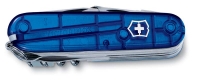 Швейцарский офицерский нож VICTORINOX Swiss Champ, 91 мм, 33 функции, полупрозрачный синий