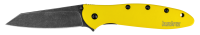 Полуавтоматический нож KERSHAW Random Leek - Yellow Blackwash, модель 1660YLBW