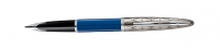 Перьевая ручка Waterman Blue Obsession. Перо - золото 18К, покрытое родием