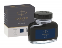 Флакон чернил Parker для перьевой ручки, чернила сине-черного цвета.