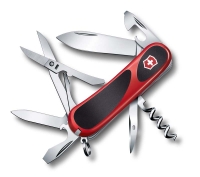 Нож перочинный VICTORINOX Evolution Grip 14, 85 мм, 14 функций, красный с чёрными вставками