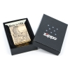 Зажигалка ZIPPO Eagles, с покрытием Brushed Brass, латунь/сталь, золотистая, матовая, 36x12x56 мм