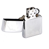 Зажигалка ZIPPO Classic с покрытием High Polish Chrome, латунь/сталь, серебристая, 36x12x56 мм