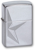 Зажигалка ZIPPO Classic с покрытием High Polish Chrome, латунь/сталь, серебристая, 36x12x56 мм