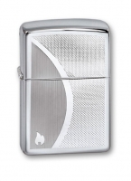 Зажигалка ZIPPO Classic с покрытием High Polish Chrome, латунь/сталь, серебристая, 36x12x56 мм