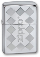 Зажигалка ZIPPO Classic с покрытием High Polish Chrome, латунь/сталь, серебристая, 36x12x56 мм