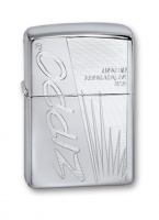 Зажигалка ZIPPO Classic с покрытием High Polish Chrome, латунь/сталь, серебристая, 36x12x56 мм