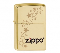 Зажигалка ZIPPO Classic с покрытием High Polish Brass, латунь/сталь, золотистая, 36x12x56 мм