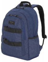 Городской рюкзак SWISSGEAR 15,6", синий, heather, 35x17x47 см, 27 л