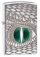 Зажигалка ZIPPO Armor™ с покрытием High Polish Chrome, латунь/сталь, серебристая, 36x12x56 мм