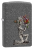 Набор ZIPPO Влюбленные зомби из двух зажигалок с покрытием Iron Stone™, серые, матовые