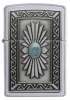 Зажигалка ZIPPO Classic с покрытием Satin Chrome™, латунь/сталь, серебристая, матовая, 36x12x56 мм