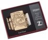 Зажигалка ZIPPO Armor™ с покрытием High Polish Gold Plate, латунь/сталь, золотистая, 36x12x56 мм