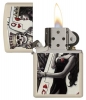 Зажигалка ZIPPO Classic с покрытием Cream Matte, латунь/сталь, кремовая, матовая, 36x12x56 мм