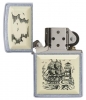 Зажигалка ZIPPO Classic с покрытием Street Chrome™, латунь/сталь, серебристая, 36x12x56 мм