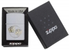 Зажигалка ZIPPO Classic с покрытием Satin Chrome™, латунь/сталь, серебристая, матовая, 36x12x56 мм