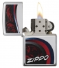 Зажигалка ZIPPO Classic с покрытием High Polish Chrome, латунь/сталь, серебристая, 36x12x56 мм