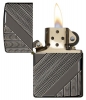 Зажигалка ZIPPO Armor™ с покрытием High Polish Black Ice®, латунь/сталь, чёрная, 36x12x56 мм