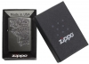 Зажигалка ZIPPO Classic с покрытием Gray, латунь/сталь, серая, матовая, 36x12x56 мм