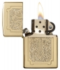 Зажигалка ZIPPO Armor™ с покрытием High Polish Brass, латунь/сталь, золотистая, 36x12x56 мм