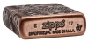 Зажигалка ZIPPO Armor™ с покрытием Antique Copper™, латунь/сталь, медная, матовая, 36x12x56 мм