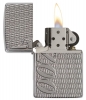 Зажигалка ZIPPO James Bond с покрытием High Polish Chrome, латунь/сталь, серебристая, 36x12x56 мм