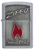 Зажигалка ZIPPO Classic с покрытием Street Chrome, латунь/сталь, серебристая, матовая, 36x12x56 мм