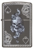 Зажигалка ZIPPO Armor® с покрытием Black Ice®, латунь/сталь, чёрная, глянцевая, 36x12x56 мм