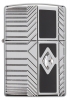 Зажигалка ZIPPO Armor® с покрытием High Polish Chrome, латунь/сталь, серебристая, 36x12x56 мм