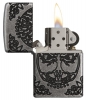 Зажигалка ZIPPO Armor® с покрытием Antique Silver, латунь/сталь, серебристая, матовая, 36x12x56 мм