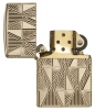 Зажигалка ZIPPO Armor® с покрытием High Polish Gold Plate, латунь/сталь, золотистая, 36x12x56 мм