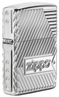 Зажигалка ZIPPO Armor® с покрытием High Polish Chrome, латунь/сталь, серебристая, 36x12x56 мм