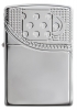 Зажигалка ZIPPO Armor® с покрытием High Polish Chrome, латунь/сталь, серебристая, 36x12x56 мм