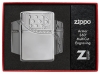 Зажигалка ZIPPO Armor® с покрытием High Polish Chrome, латунь/сталь, серебристая, 36x12x56 мм