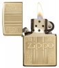 Зажигалка ZIPPO Classic с покрытием High Polish Brass, латунь/сталь, золотистая, 36x12x56 мм