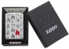 Зажигалка ZIPPO Classic с покрытием High Polish Chrome, латунь/сталь, серебристая, 36x12x56 мм