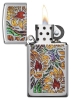 Зажигалка ZIPPO Slim® с покрытием High Polish Chrome, латунь/сталь, серебристая, 30x10x55 мм