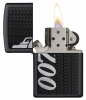 Зажигалка ZIPPO James Bond с покрытием Black Matte, латунь/сталь, чёрная, матовая, 36x12x56 мм