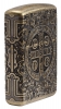 Зажигалка ZIPPO Armor® с покрытием Antique Brass, латунь/сталь, золотистая, матовая, 36x12x56 мм