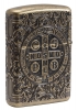 Зажигалка ZIPPO Armor® с покрытием Antique Brass, латунь/сталь, золотистая, матовая, 36x12x56 мм