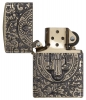 Зажигалка ZIPPO Armor® с покрытием Antique Brass, латунь/сталь, золотистая, матовая, 36x12x56 мм